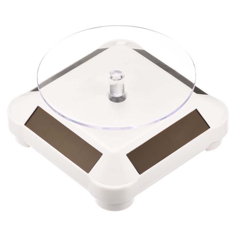 360 Degree Rotating Display Turntable - Dual Solar or Battery Power