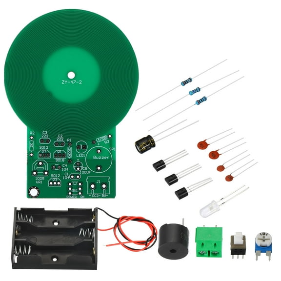 Uxcell Soldering Practice Board, 4 Set Electronics Kit Prototype PCB Board DIY Welding Circuit Metal Detector SMT/SMD