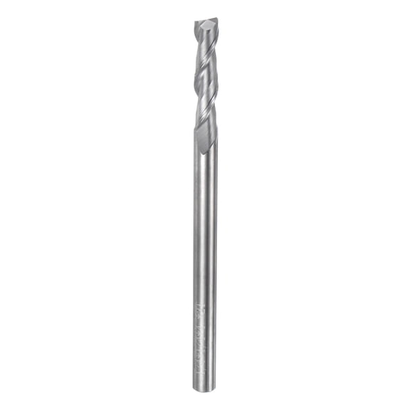 Uxcell Solid Carbide Square End Mill 1/4" Dia 2 Flutes Milling Bit Cutter 1/4" Shank 4" Extra Long