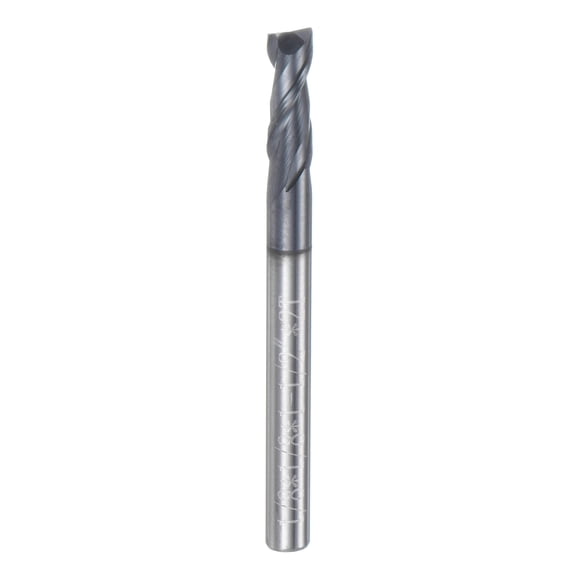 Uxcell Solid Carbide Square End Mill 1/8" Dia AlTiN BN Coated 2 Flutes Milling Bit Cutter 1/8" Shank 1-1/2" Long