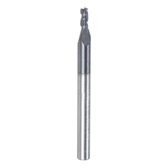 Uxcell Solid Carbide Square End Mill 5/64" Dia TiAlN Coated 3 Flutes Milling Bit Cutter 1/8" Shank 1-1/2" Long