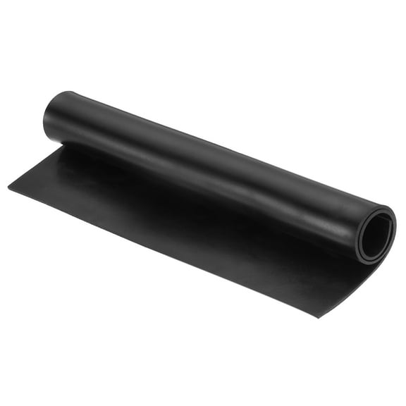 Uxcell Solid Rubber Sheet 1/16" Thick x 12" Wide x 10" Long, Anti-Slip Neoprene Rubber Roofing Material for Gaskets DIY Material, Pads