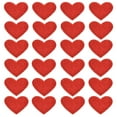thumbnail image 1 of Uxcell 24Pcs Solid Small Heart Patch Embroidered Appliques Bright Red, 1 of 5