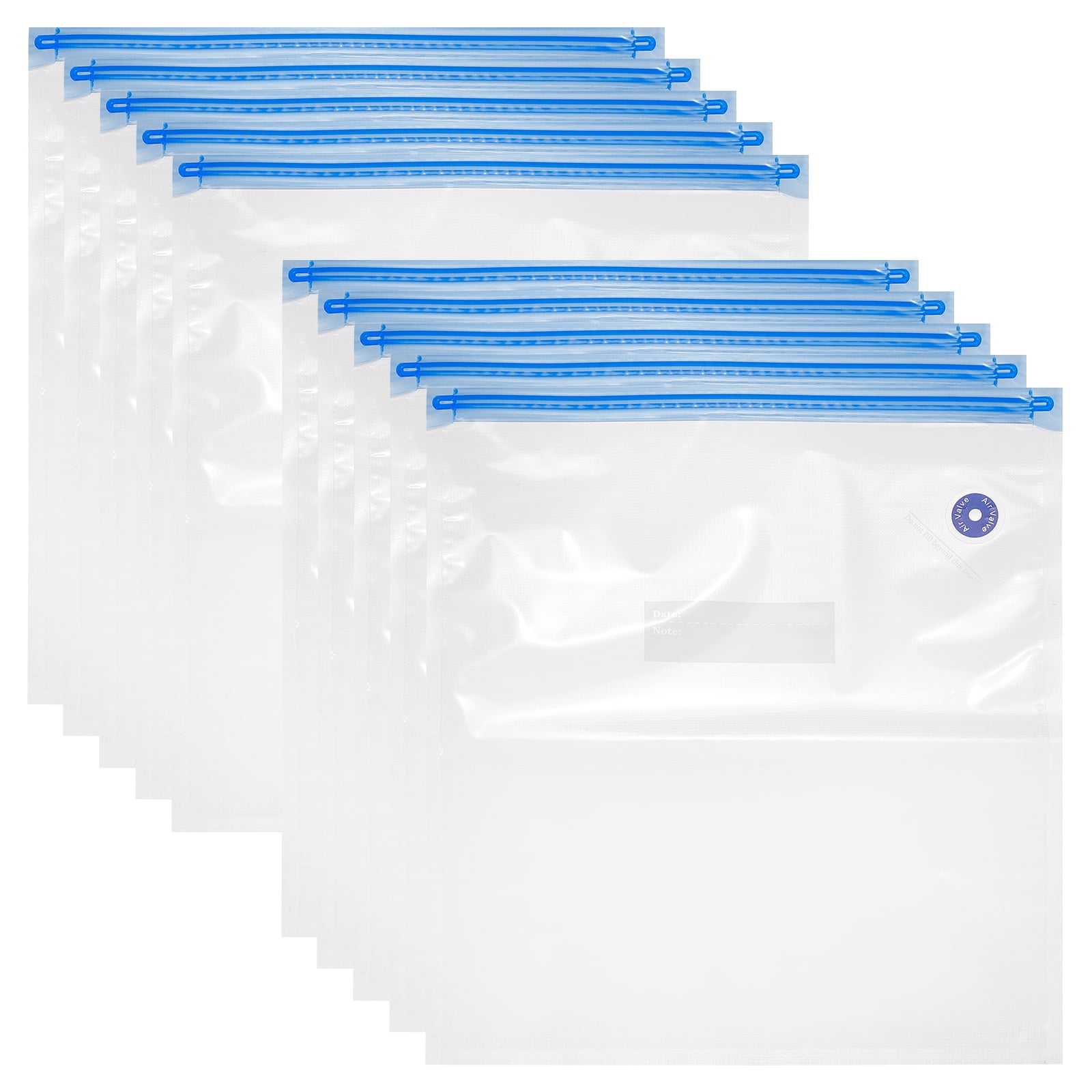 Uxcell Sous Vide Bags 1opcs, Reusable Zipper Food Vacuum Seal Bags With