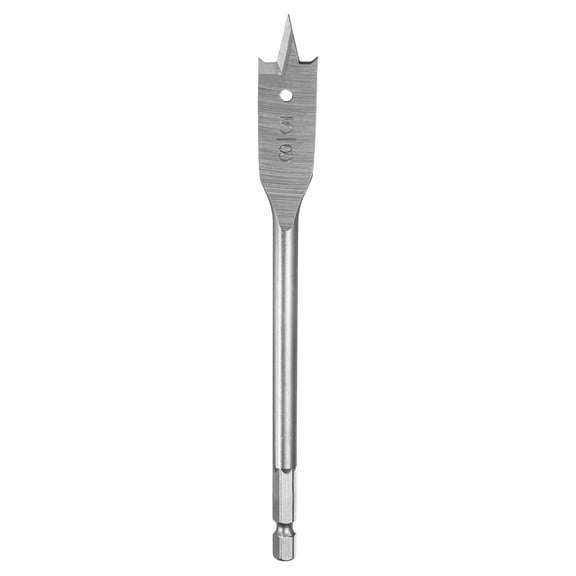 Uxcell Spade Drill Bit 5/8" Paddle Flat Bits for Woodworking Fiberglass Silver Tone