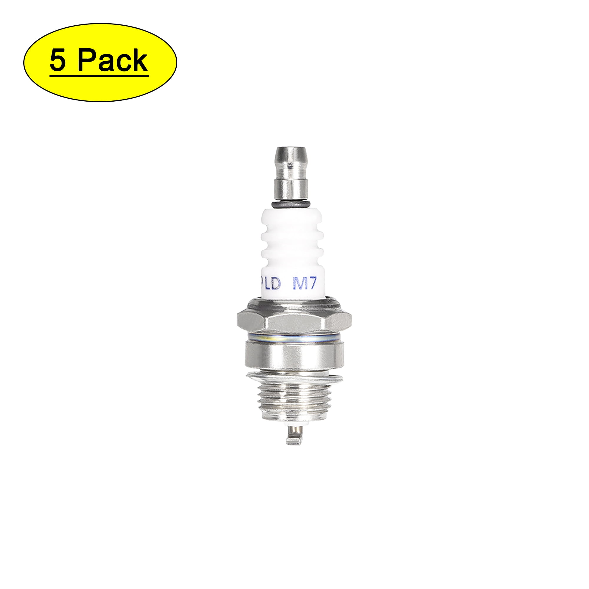Uxcell Spark Plug for ATV Dirt Bike Moped Scooter, 5 Pack
