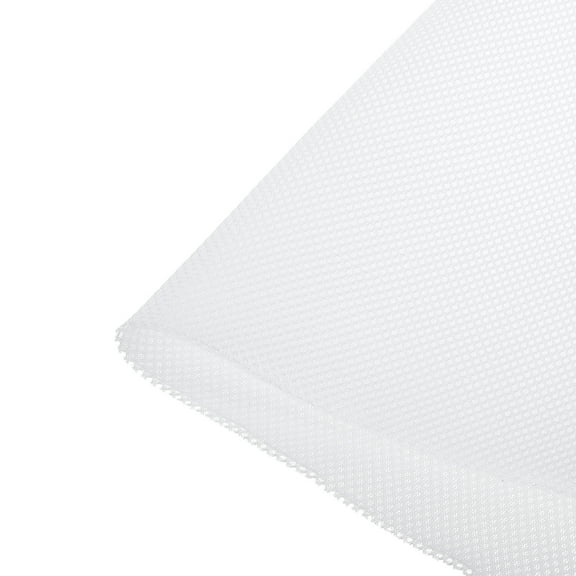 Uxcell Speaker Grill Cloth 20 x 55 Inch Stereo Mesh Fabric Protective Dustproof Cloth for Home Speaker Repair White