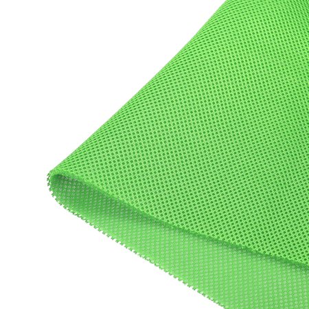Uxcell Speaker Grill Cloth 20x55 Inch Stereo Mesh Fabric Protective Dustproof Cloth for Home Speaker Repair Light Green