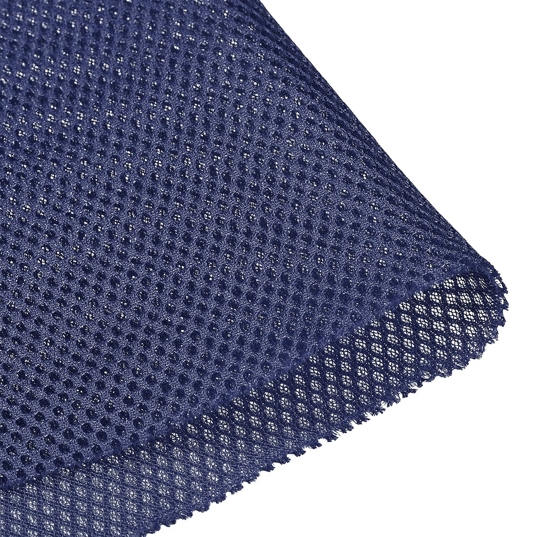 Uxcell Speaker Grill Cloth Polyester Fiber Stereo Mesh Fabric Dark Blue 0.5x1.45m