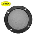 thumbnail image 1 of Uxcell Speaker Grill Cover 4 Inch Mesh Decorative Circle Subwoofer Protector Black 2Pack, 1 of 5