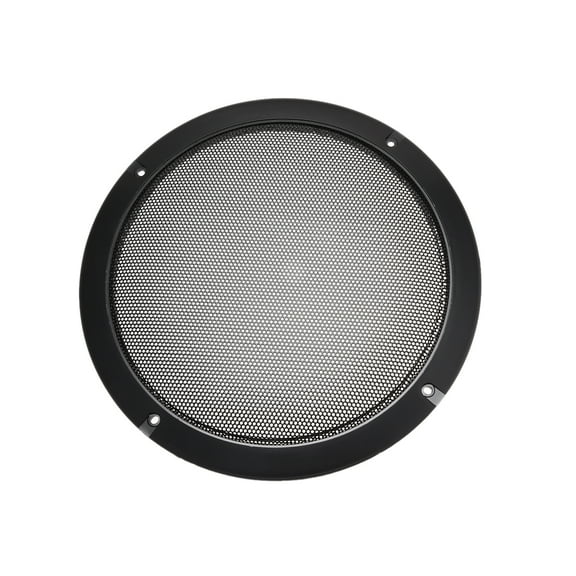 Uxcell Speaker Grill Cover ABS Plastic 8 Inch 225mm Mesh Decorative Circle Subwoofer Protector Black