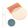 thumbnail image 1 of Uxcell Speed Darning Loom, 21 Hooks Mini Weaving Knitting Machine Orange, 1 of 6
