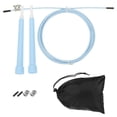 thumbnail image 1 of Uxcell Speed Jump Rope Adjustable Speed Skipping Rope with Storage Bag and Spare Parts Sky Blue, 1 of 6