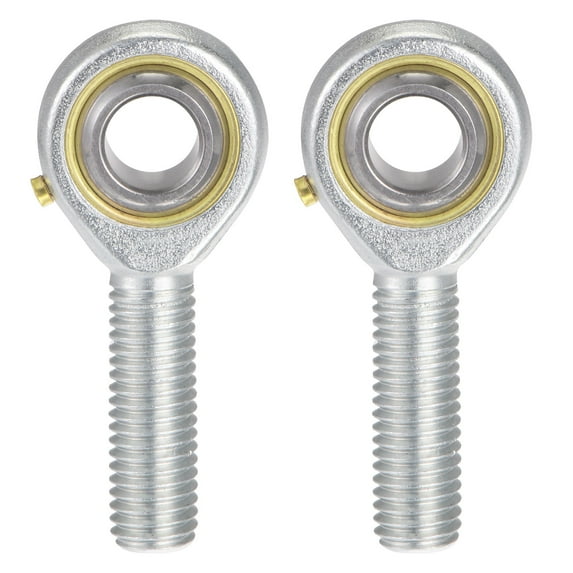 Uxcell Spherical Rod End Bearing Self lubricated Joint Bearing Right Hand Male Thread 12mm