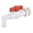 thumbnail image 1 of Uxcell Spigot Faucet Kit ABS G1/2 Female Bulkhead Fitting with Ball Valve 19mm Barb Hose Connector, 1 of 5