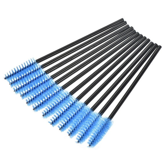 Uxcell Spiral Duster Crevice Cleaning Tool Mini Nylon Brush Blue 12 Pack