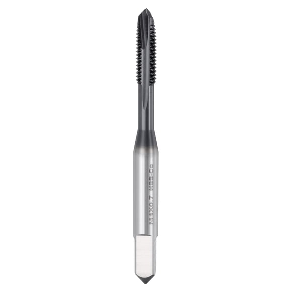 Uxcell Spiral Point Tap M4 x 0.7 High Speed Steel Titanium Carbon Nitride Coating Spiral Point Plug Threading Tap Tool Tapping Bit for Drilling Milling