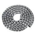 thumbnail image 1 of Uxcell Spiral Tube Wrap Cable Management Sleeve 3Meter 28mm PE Wire Wrap Cord Protector Grey, 1 of 5
