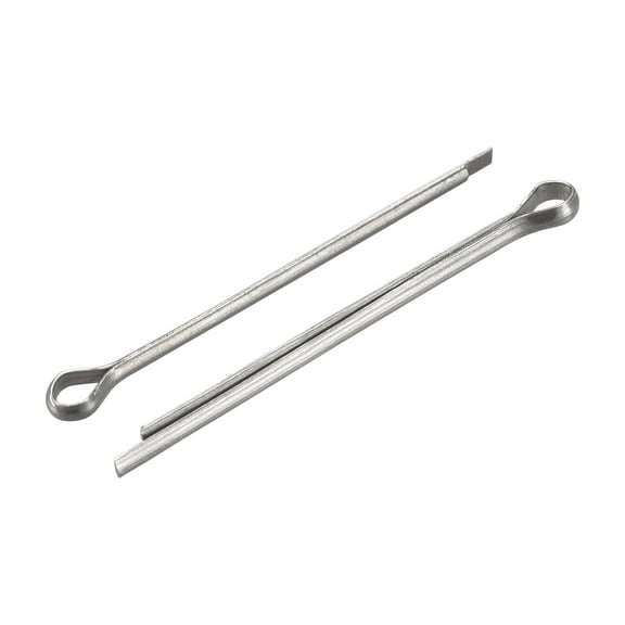 Uxcell Split Cotter Pin, 1.5mm x 30mm Stainless Steel Clip Fastener Fitting, Silver Tone, 30Pack