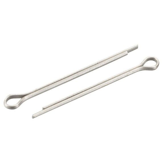 Uxcell Split Cotter Pin, 1mm x 16mm Stainless Steel Clip Fastener Fitting, Silver Tone, 30Pack