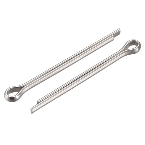 Uxcell Split Cotter Pin, 2.5mm x 30mm Stainless Steel Clip Fastener Fitting, Silver Tone, 30Pack
