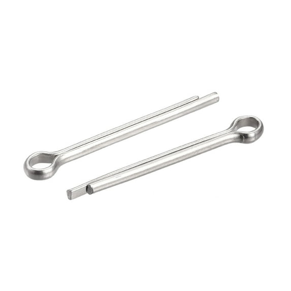 Uxcell Split Cotter Pin, 2.5x25mm Stainless Steel Clip Fastener Fitting Silver 60Pack