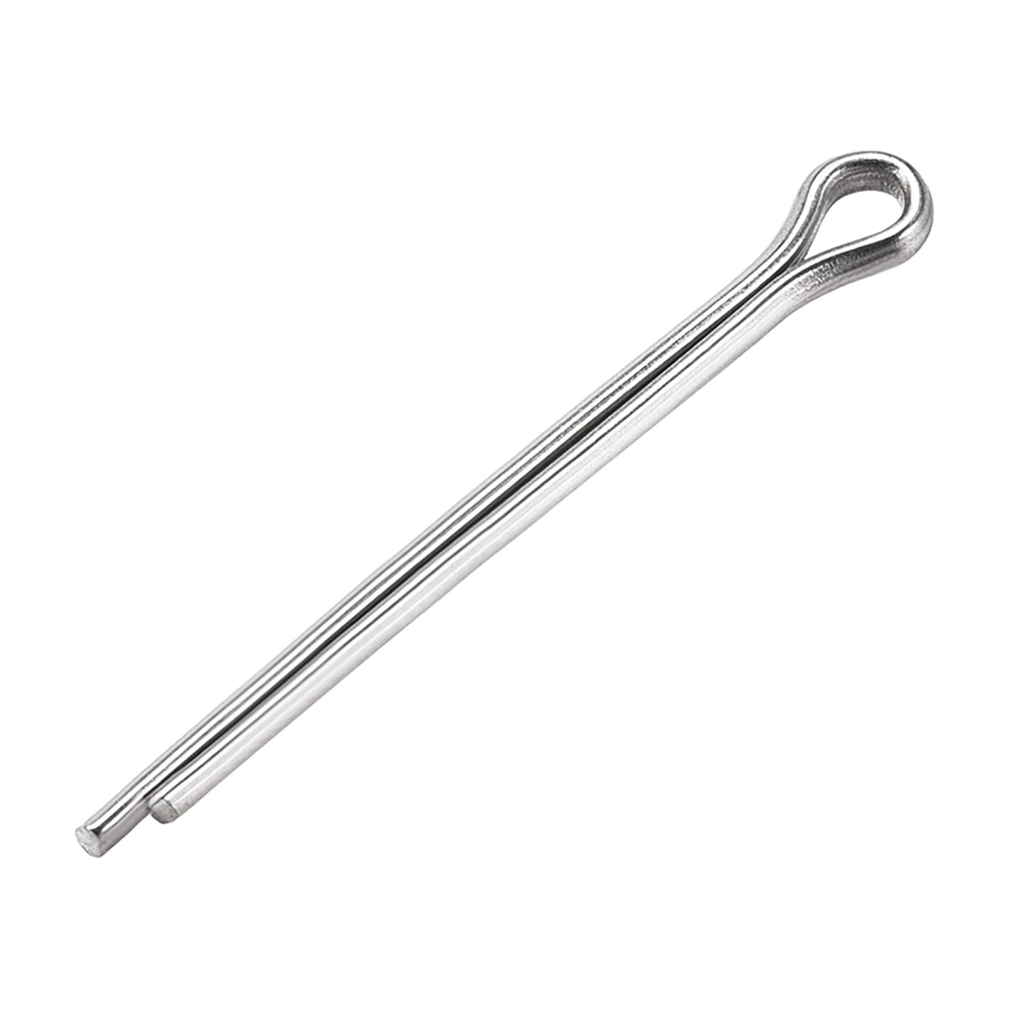 Uxcell Split Cotter Pin -2mm x 25mm 304 Stainless Steel 2-Prongs Silver ...