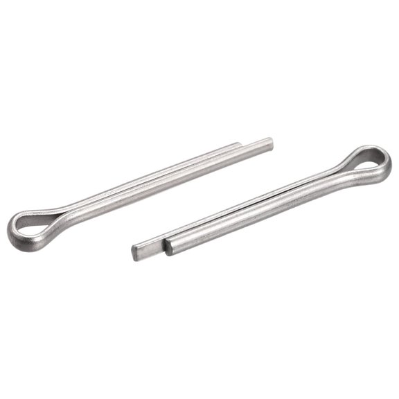 Uxcell Split Cotter Pin, 2x16mm Stainless Steel Clip Fastener Fitting Silver 60Pack
