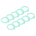 thumbnail image 1 of Uxcell Split Keychain Rings 10Pack Round Flat Key Holder with Open Jump Ring, Blue, 1 of 5