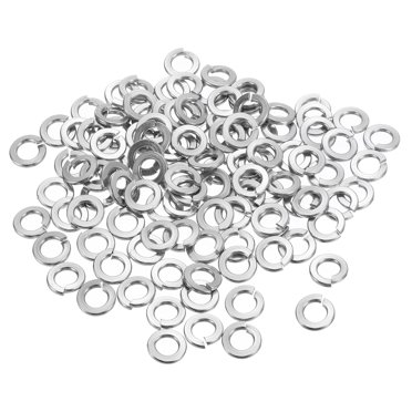 Uxcell 100-Piece 3/8" 316 Stainless Steel Spring Washers - Split Lock Washer Set