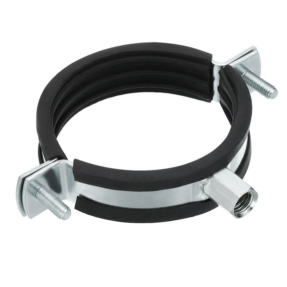 Uxcell Split Ring Pipe Hanger, 2.5"(65mm) Zinc Plated Iron Wall Ceiling Mount Pipe Bracket Support Clamp