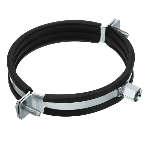Uxcell Split Ring Pipe Hanger, 4"(100mm) Zinc Plated Iron Wall Ceiling Mount Pipe Bracket Support Clamp