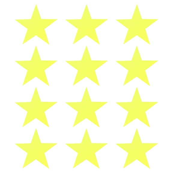 Uxcell Spot Markers, Star Arrow Poly Spot Marker for Agility Training Floor Dots Non-Slip PE Equipment 12Pcs & 9.4 in & Fluorescent Yellow-for (Soccer/Speed Training/Basketball/Dance)