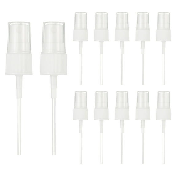 Uxcell Fine Mist Spray Top, Spray Bottle Nozzle Sprayer Top Replacement, for Essential Oil Hair Care Home Beauty White for 18 Caliber