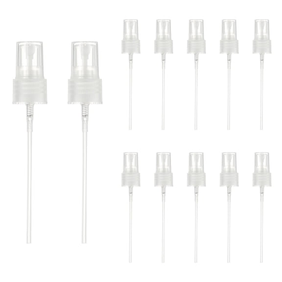 Uxcell Fine Mist Spray Top, Spray Bottle Nozzle Sprayer Top Replacement, for Essential Oil Hair Care Home Beauty Clear for 20 Caliber