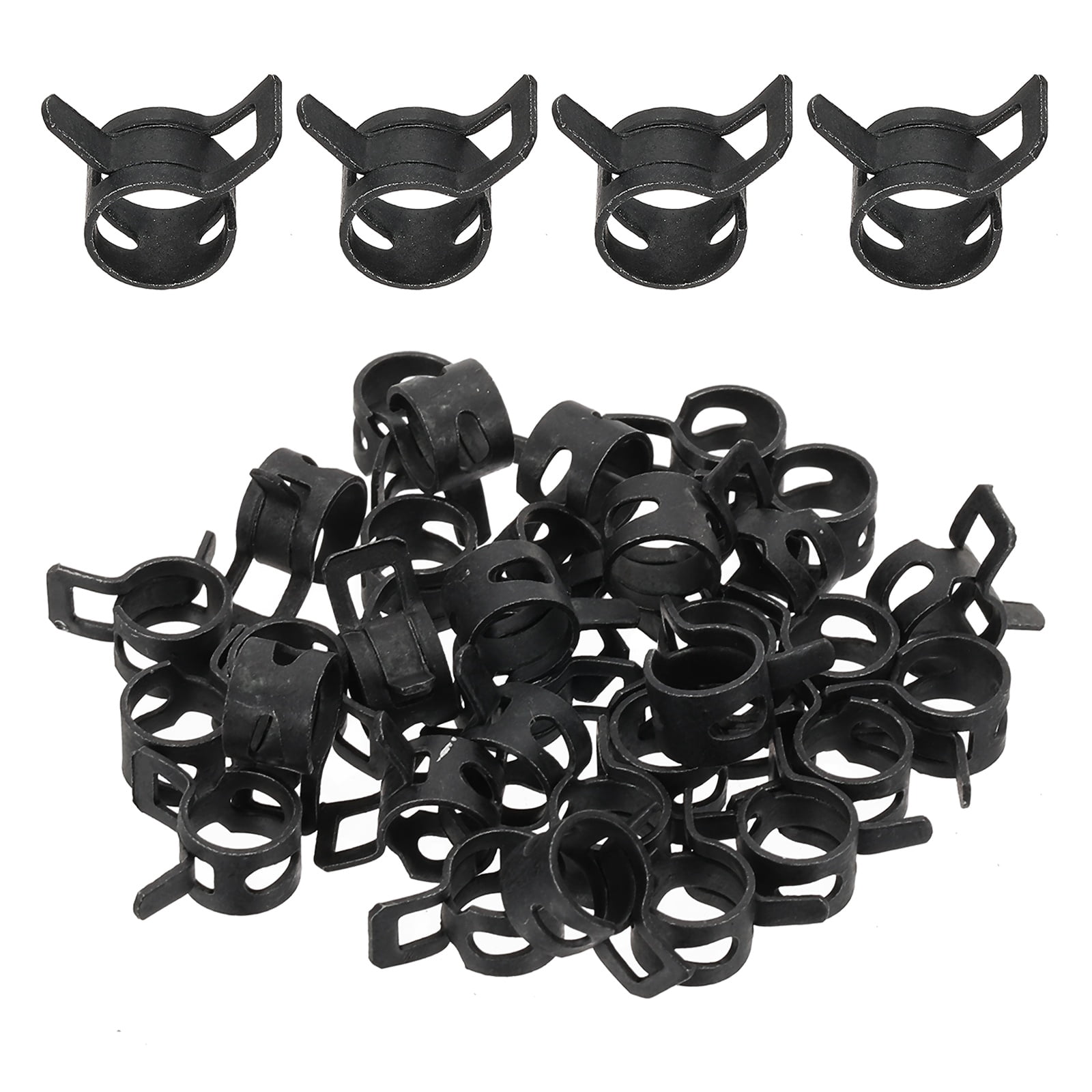Uxcell Spring Band Hose Clamps, Manganese Steel Spring Clip Pipe for ...