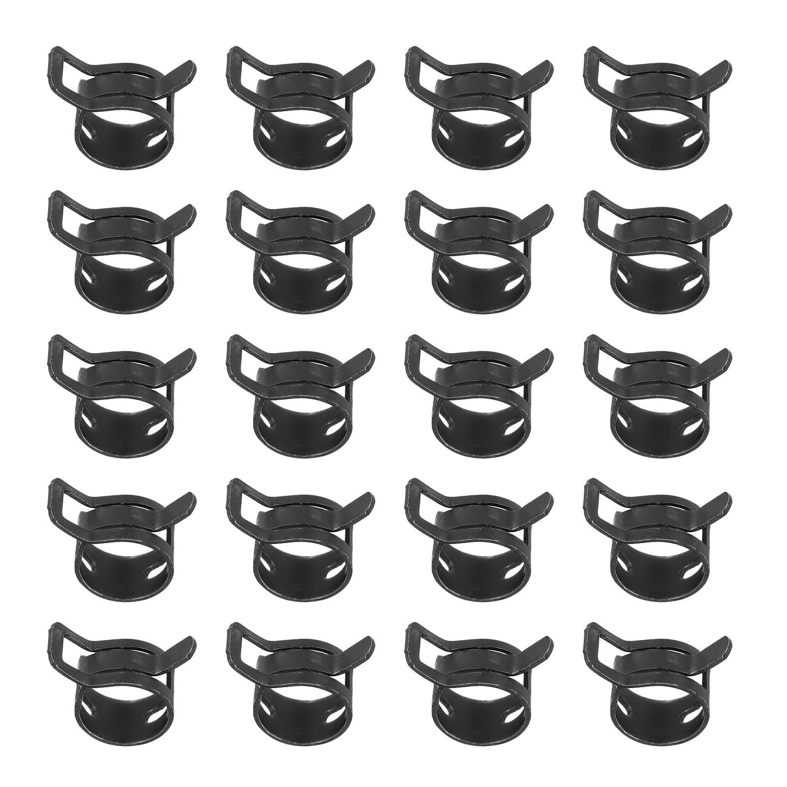 MroMax 0.47" ID Constant Tension Band Hose Clamps 12mm Spring Band Type Hose Manganese Steel Clamp Clips Clamp For Fuel Line Silicone Hose Tube Yellow Tone 20Pcs, Pipe Clamps - Canada - View #12