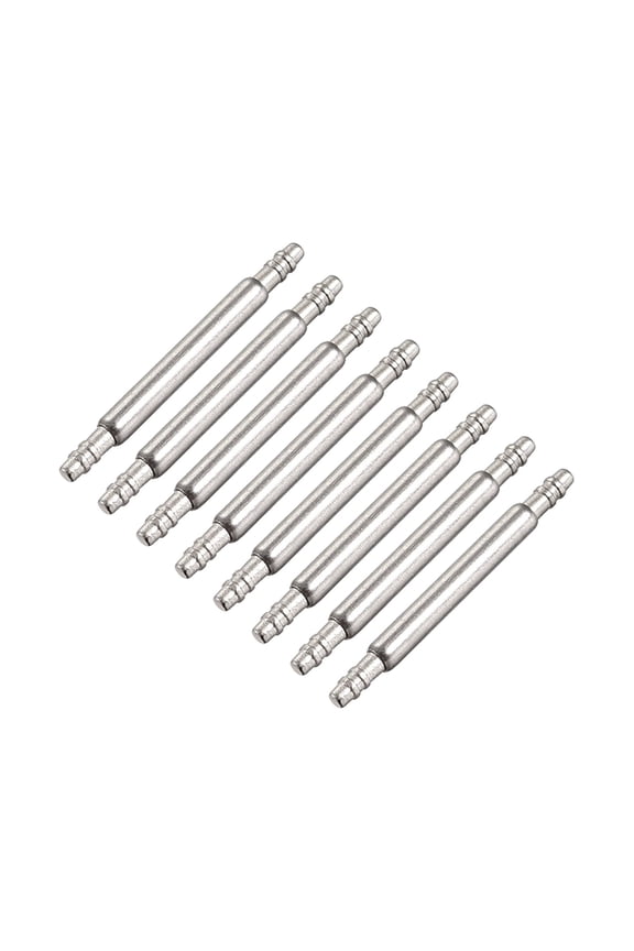 Spring Bar Pins 13mm x 1.5mm Double Fringe Stainless Steel Watch Band Pins Replacement Watch Lug Link Pins 8Pcs