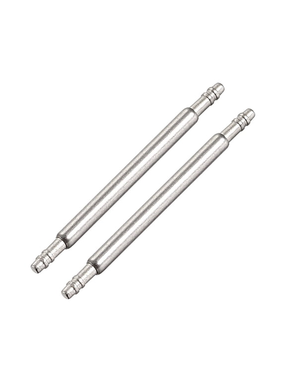 Spring Bar Pins 18mm x 1.5mm Double Fringe 316 Stainless Steel Watch Band Pins Replacement 2Pcs