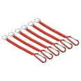 thumbnail image 1 of Uxcell Spring Coil Stretch Cord Keychain Retractable with Metal Clip Keyring Red, 1 of 6