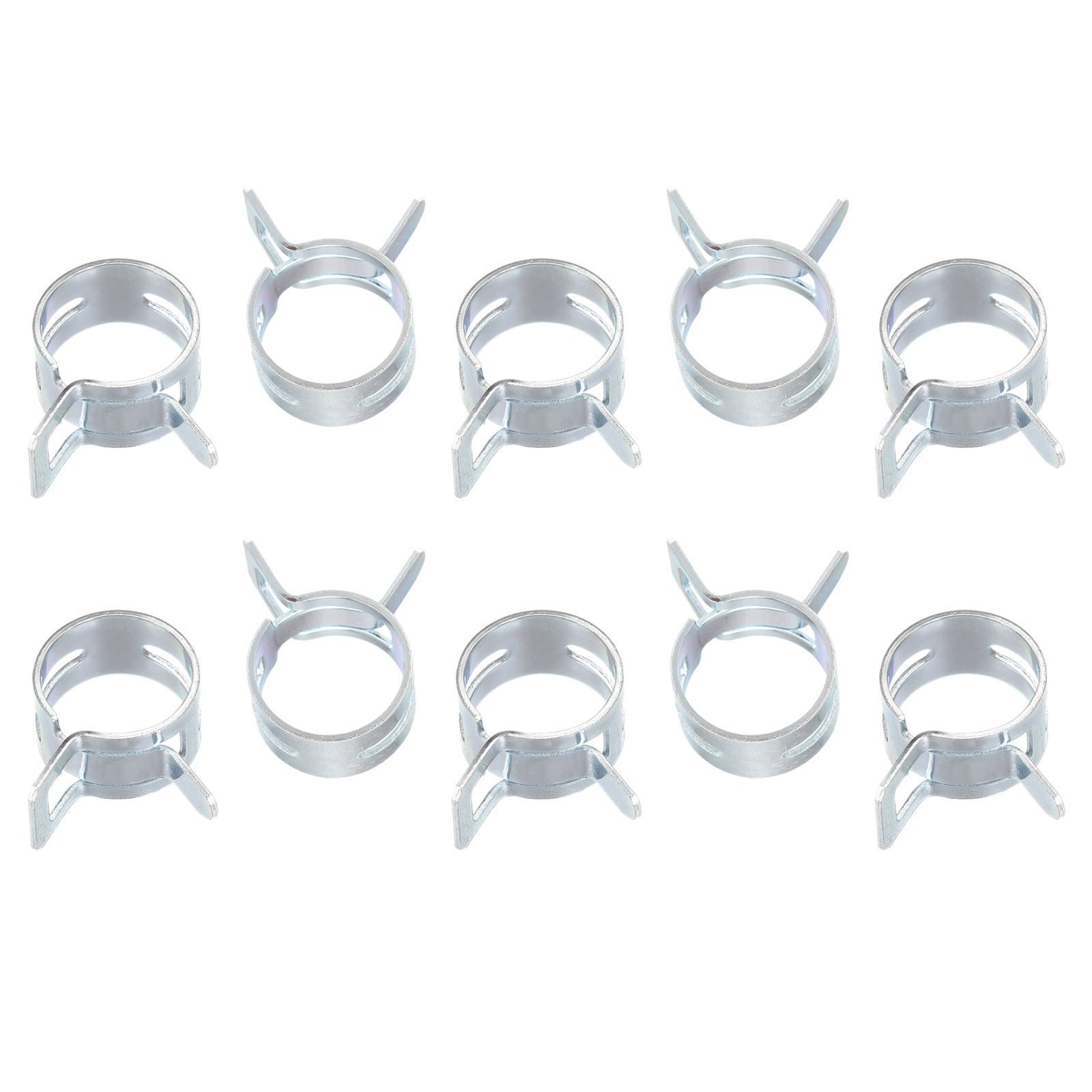 Uxcell Spring Hose Clamp, 65Mn Steel 15mm Low Pressure Air Clip Clamps