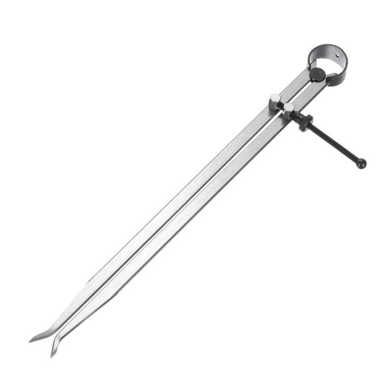 Uxcell Spring Inside Caliper 20 inch Stainless Steel Adjustable Spring Caliper Straight-Leg for Wood Turning Lathe Use