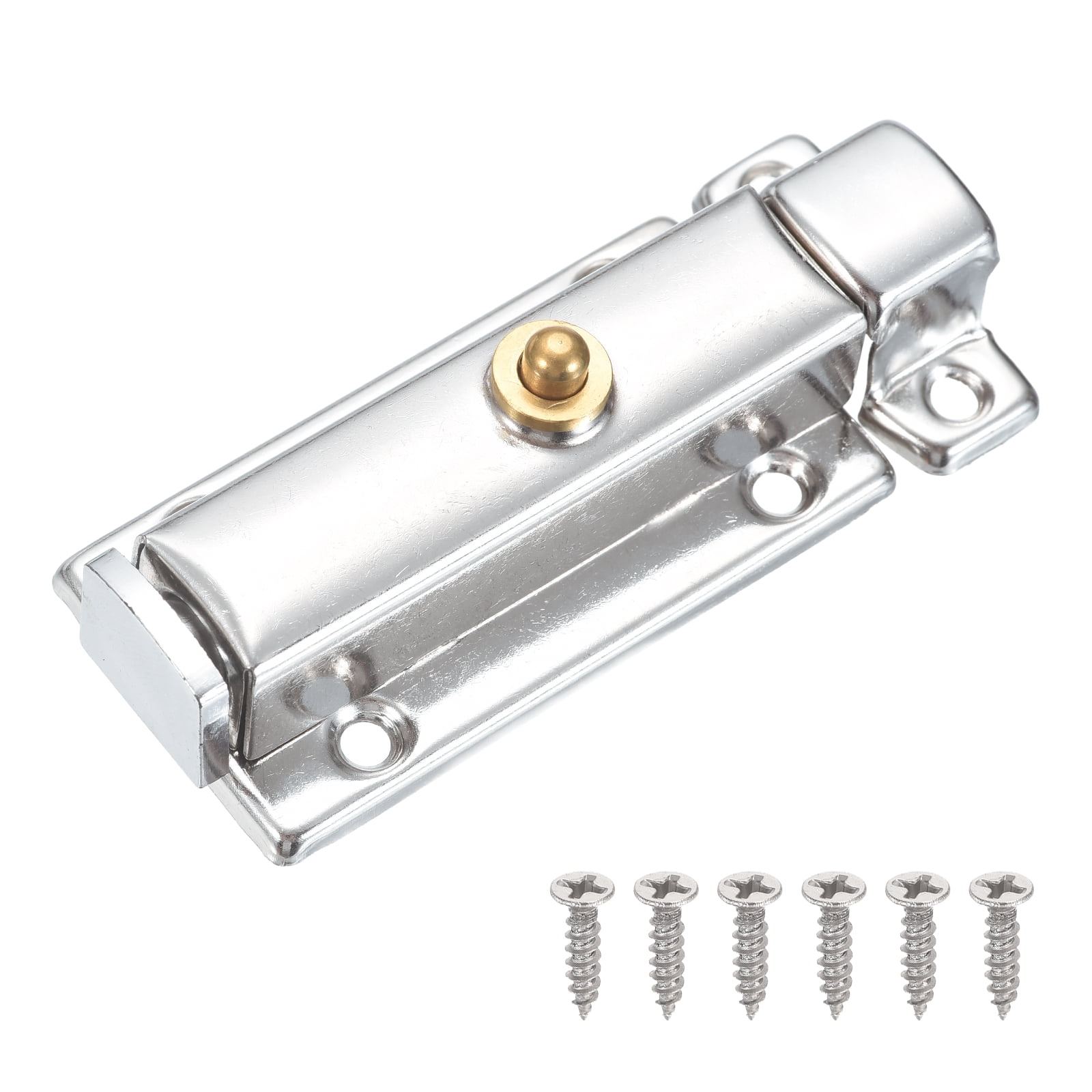 Uxcell Spring Loaded Latch Pin, 3 x 1.2 Inch Stainless Steel Sliding ...