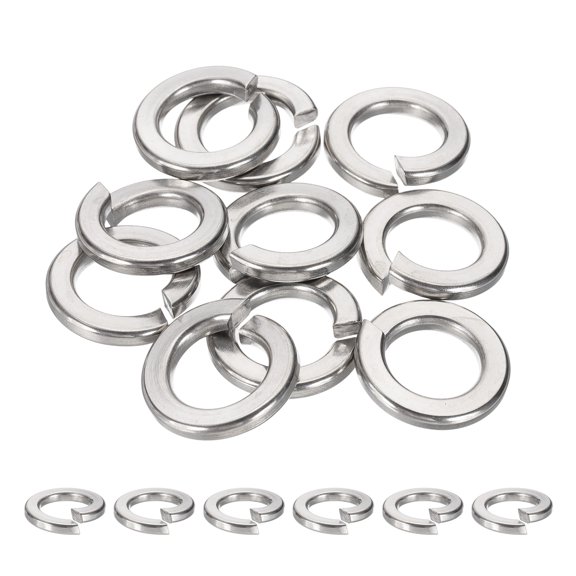 Uxcell Spring Lock Washer, Stainless Steel Split Lock Washers for Various Applications 10 0.75 in
