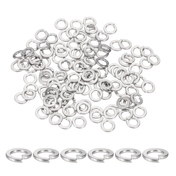 Uxcell Spring Lock Washer, Stainless Steel Split Lock Washers for Various Applications 120 0.11 in