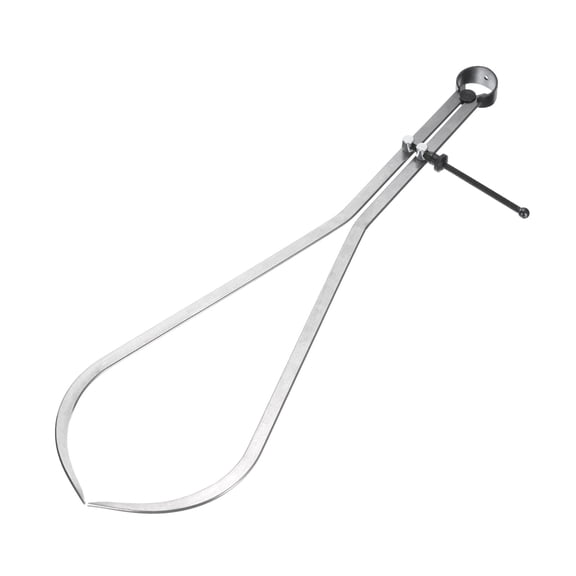Uxcell Spring Outside Caliper 17 Inch Stainless Steel Adjustable Spring Caliper Bent-Leg for Wood Turning Lathe Use