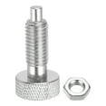 thumbnail image 1 of Uxcell Spring Plunger M12x1.75 Thread Size Pin Dia.4mm Non-Locking Stainless Steel, 1 of 6
