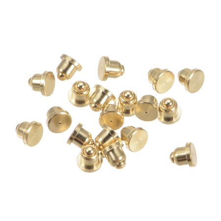 Uxcell Spring Test Probe Pin 50pcs 0.9mm Tip 2mm Height 0.5mm Full Stroke for Connection Electricity Conduction