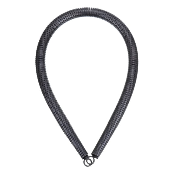 Uxcell Spring Tube Bender Steel Spring Pipe 500mm/19.69 inch Long for 12mm 0.47 inch Pipe Black 14.5x500mm