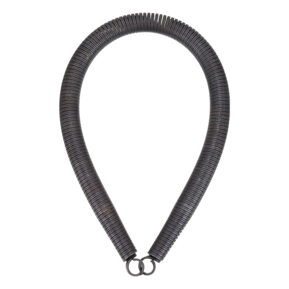 Uxcell Spring Tube Bender Steel Spring Pipe 500mm/19.69 inch Long for 12mm 0.47 inch Pipe Black 18.8x500mm
